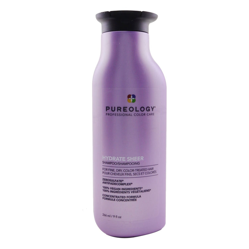 Pureology Hydrate Sheer Shampoo (For Fine, Dry, Color-Treated Hair)  266ml/9oz