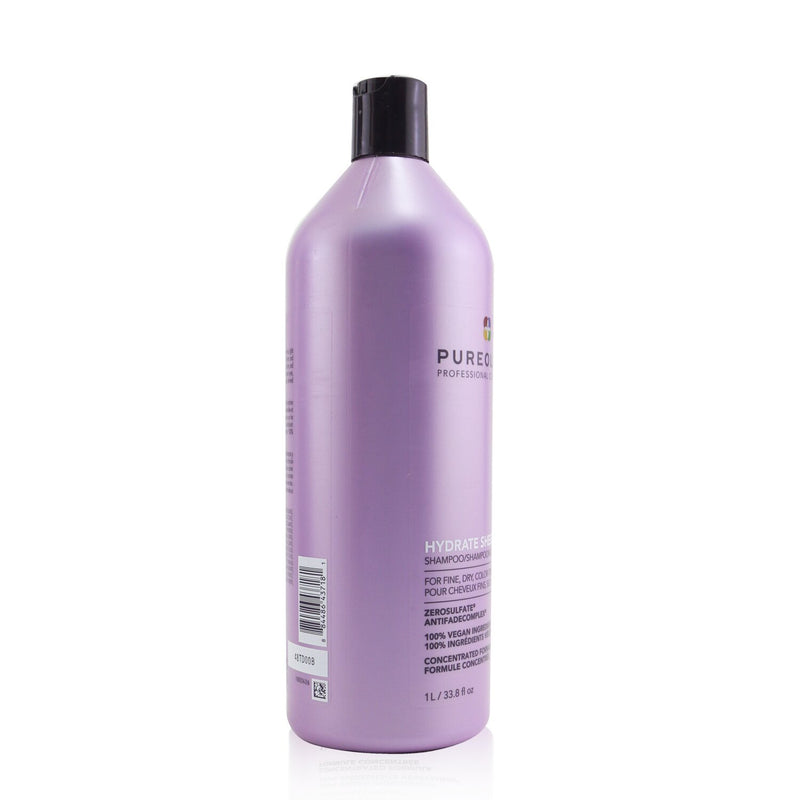 Pureology Hydrate Sheer Shampoo (For Fine, Dry, Color-Treated Hair)  1000ml/33.8oz