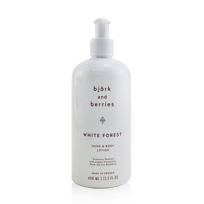 Bjork & Berries White Forest Hand & Body Lotion  400ml/13.5oz