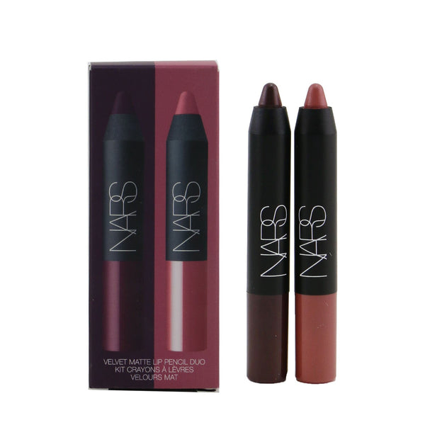 NARS Velvet Matte Lip Pencil Duo Kit - Train Bleu / Intriguing  2x1.8g/0.06oz