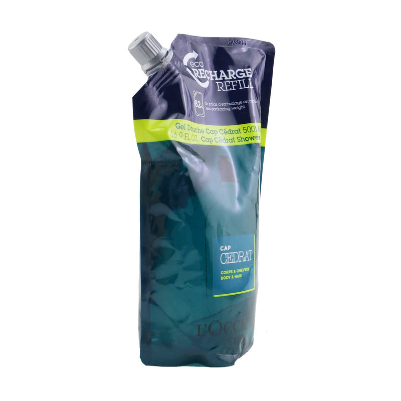 L'Occitane Cap Cedrat Shower Body & Hair Eco-Refill 