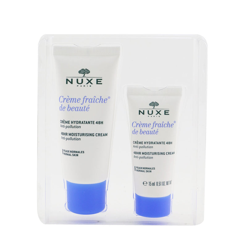 Nuxe Creme Fraiche De Beaute 48HR Moisturising Cream Gift Set - For Normal Skin  30ml+15ml