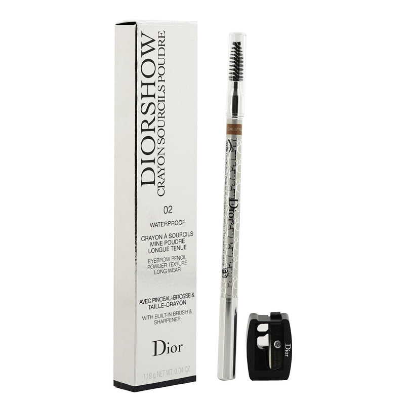 Christian Dior Diorshow Waterproof Crayon Sourcils Poudre - # 02 Chestnut 