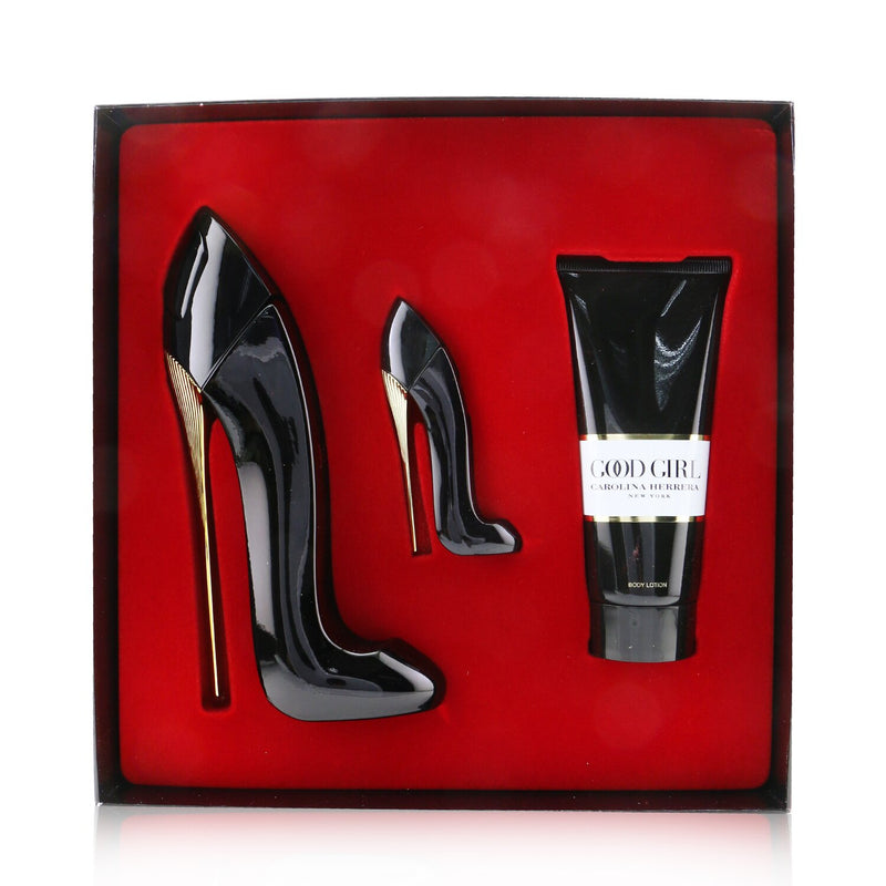 Carolina Herrera Good Girl Coffret: Eau De Parfum Spray 80ml/2.7oz + Body Lotion 80ml/2.7oz + Eau De Parfum 7ml/0.2oz 