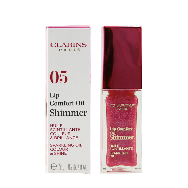 Clarins Lip Comfort Oil Shimmer - # 05 Pretty In Pink 