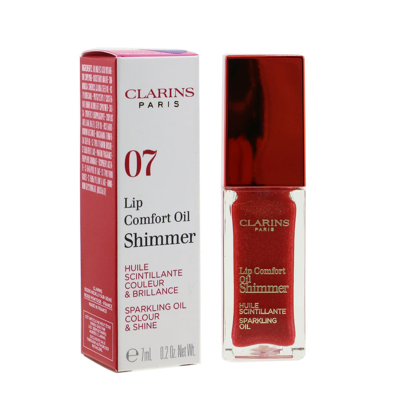 Clarins Lip Comfort Oil Shimmer - # 07 Red Hot 