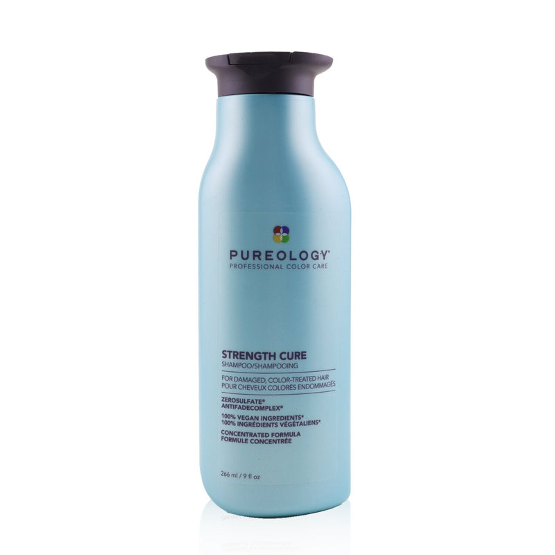 Pureology Strength Cure Shampoo (For Damaged, Color-Treated Hair)  266ml/9oz