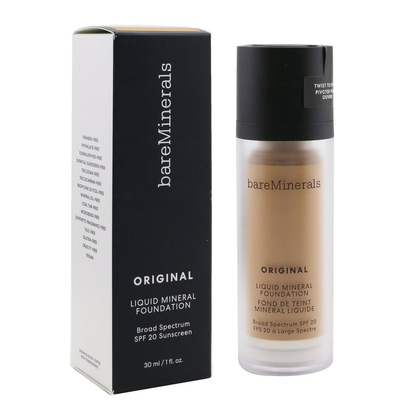 BareMinerals Original Liquid Mineral Foundation SPF 20 - # 19 Tan (For Tan Cool Skin With A Rosy Hue) 