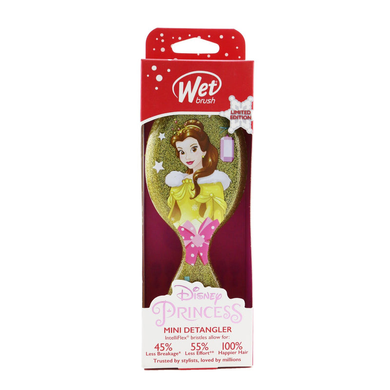 Wet Brush Mini Detangler Disney Princess - # Glitter Ball - Belle (Limited Edition) 