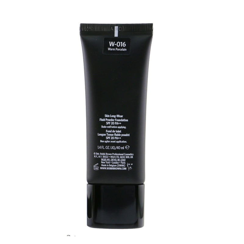 Bobbi Brown Skin Long Wear Fluid Powder Foundation SPF 20 - # W-016 Warm Porcelain  40ml/1.4oz