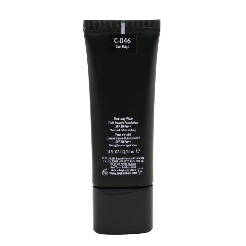 Bobbi Brown Skin Long Wear Fluid Powder Foundation SPF 20 - # C-046 Cool Beige  40ml/1.4oz