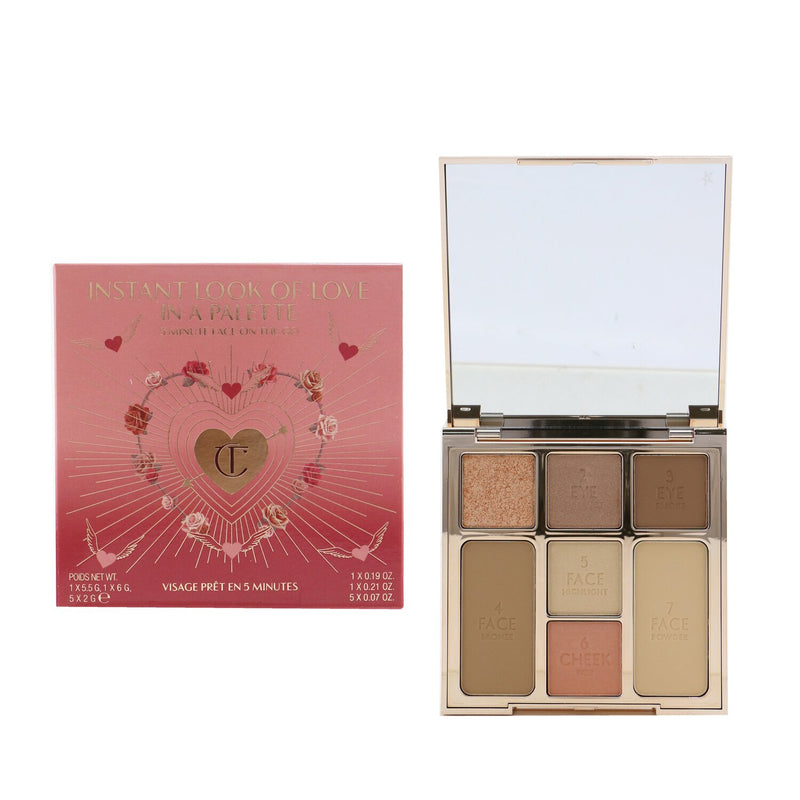 Charlotte Tilbury Instant Look Of Love Look In A Palette (1x Powder, 1x Blush, 1x Highlight, 1x Bronzer, 3x Eye Color) - # Pretty Blushed Beauty 