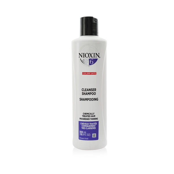 Nioxin System 6 Cleanser For Chemically Treated, Progressed Thinning Hair  300ml/10.1oz