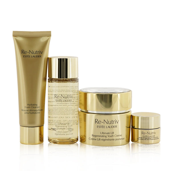 Estee Lauder The Secret Of Infinite Beauty Ultimate Lift Collection: Youth Creme 50ml+ Eye Creme 7ml+ Treatment Lotion 50ml+ Cleanser 50ml+ Case  4pcs+1case