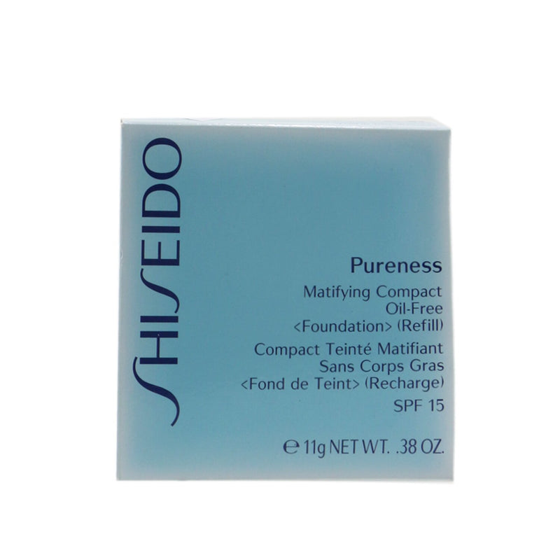 Shiseido Pureness Matifying Compact Oil Free SPF 15 Refill - 10 Light Ivory  11g/0.38oz