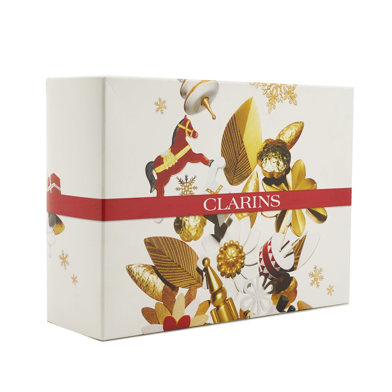 Clarins V Shaping Facial Lift Collection: V Shaping Facial Lift 50ml+ Eye Lift Serum 7ml+ V-Facial Intensive Wrap 15ml+ Pouch 