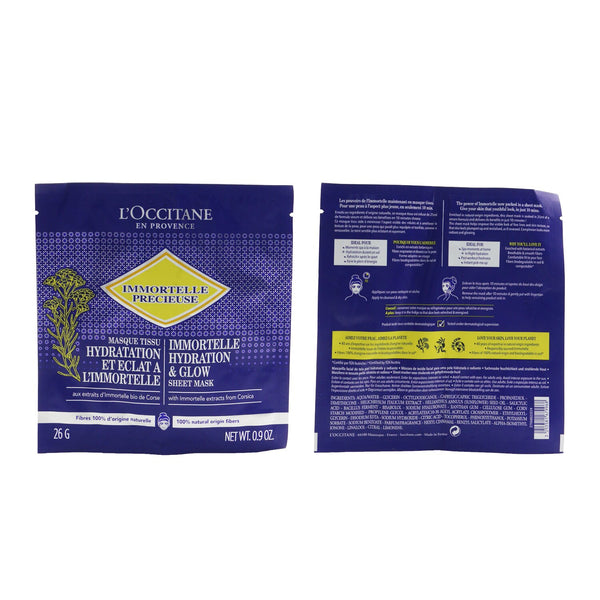 L'Occitane Immortelle Hydration & Glow Sheet Mask 