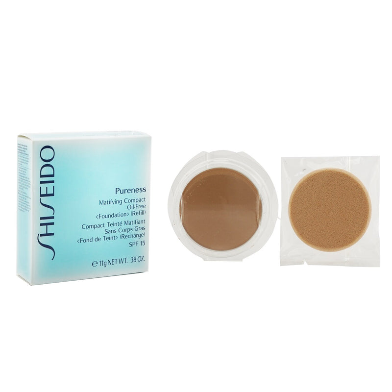 Shiseido Pureness Matifying Compact Oil Free SPF 15 Refill - 30 Natural Ivory  11g/0.38oz