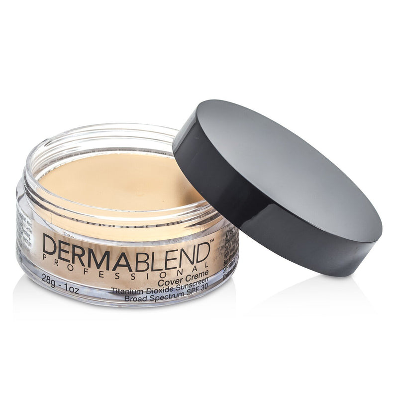 Dermablend Cover Creme Broad Spectrum SPF 30 (High Color Coverage) - Pale Ivory (Exp. Date 01/2022)  28g/1oz