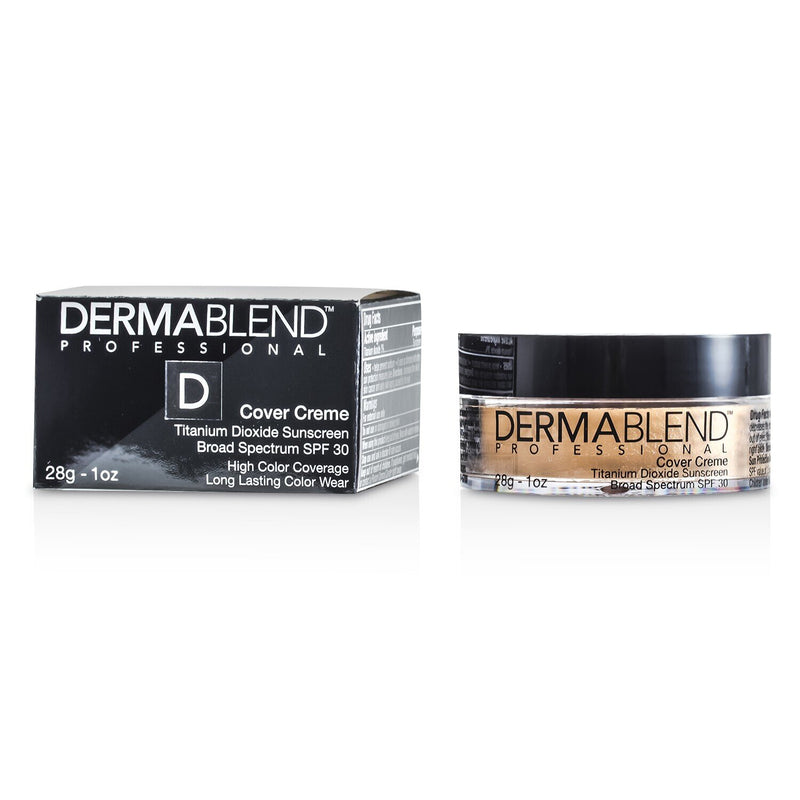 Dermablend Cover Creme Broad Spectrum SPF 30 (High Color Coverage) - Pale Ivory (Exp. Date 01/2022)  28g/1oz