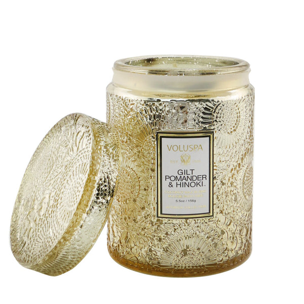 Voluspa Small Jar Candle - Gilt Pomander & Hinoki  156g/5.5oz