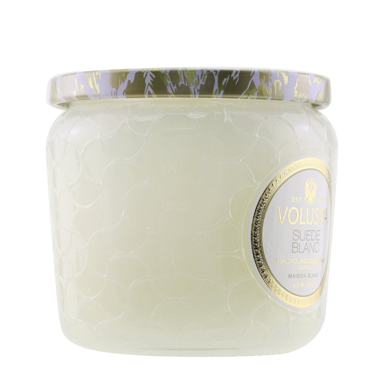 Voluspa Petite Jar Candle - Suede Blanc 