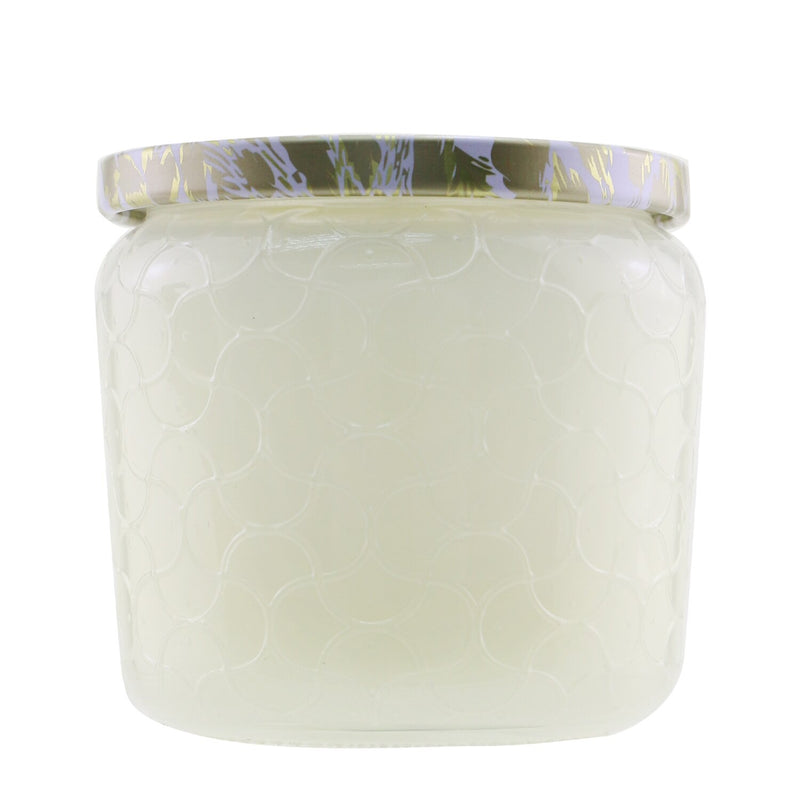 Voluspa Petite Jar Candle - Suede Blanc 