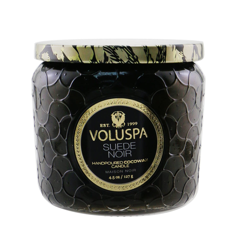 Voluspa Petite Jar Candle - Suede Noir 