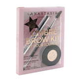 Anastasia Beverly Hills Ombre Brow Kit (Brow Powder Duo + Mini Clear Brow Gel + Brush 7B) - # Ebony 