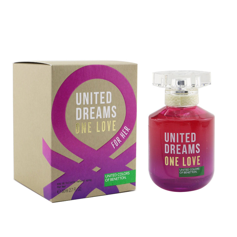 Benetton United Dreams One Love Eau De Toilette Spray (2019 Edition) 