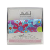 Millefiori Icon Cuori & Fiori Car Air Freshener - Magnolia Blossom & Wood 