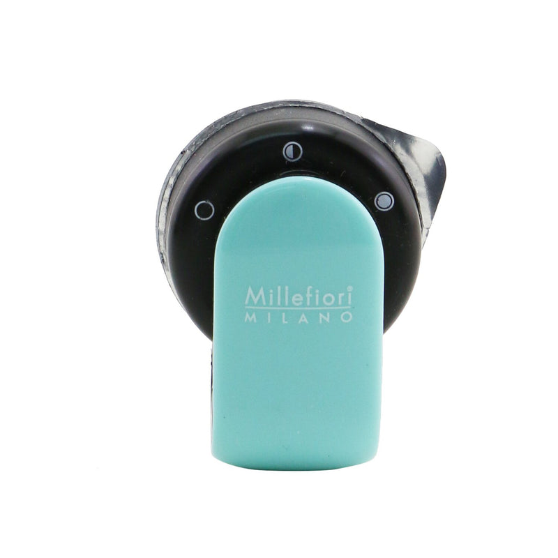 Millefiori Go Car Air Freshener - Sandalo Bergamotto (Acquamarine Case) 