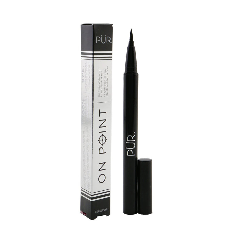 PUR (PurMinerals) On Point Waterproof Liquid Eyeliner Pen - # Bold Black Matte  0.55ml/0.02oz