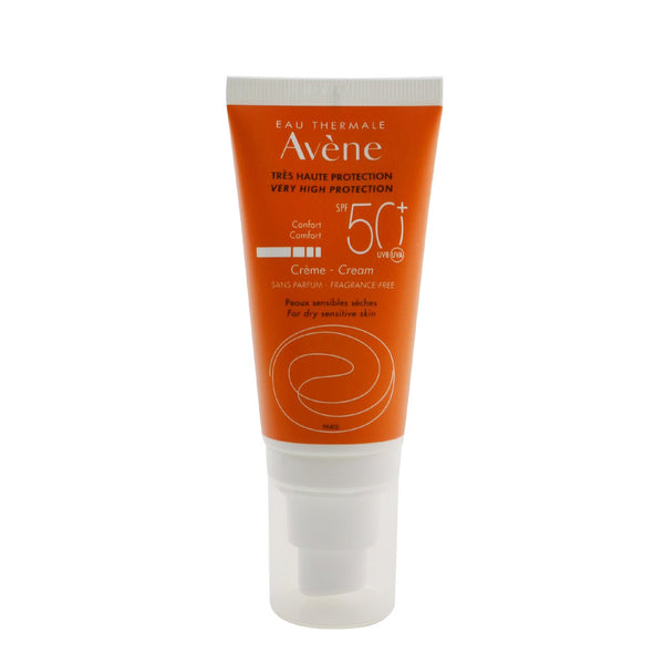 Avene Very High Protection Comfort Cream SPF 50 - For Dry Sensitive Skin (Fragrance Free) 