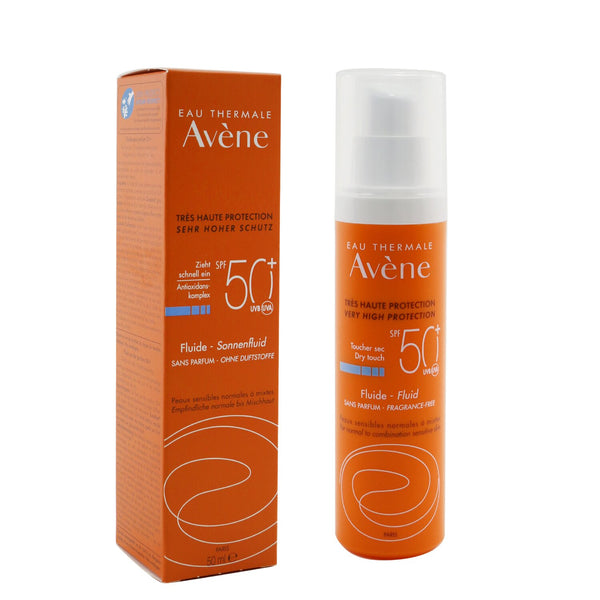 Avene Very High Protection Dry Touch Fluid SPF 50 - For Normal to Combination Sensitive Skin (Fragrance Free) 