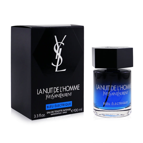 Yves Saint Laurent La Nuit De L'Homme Bleu Electrique Eau De Toilette Intense Spray  100ml/3.3oz