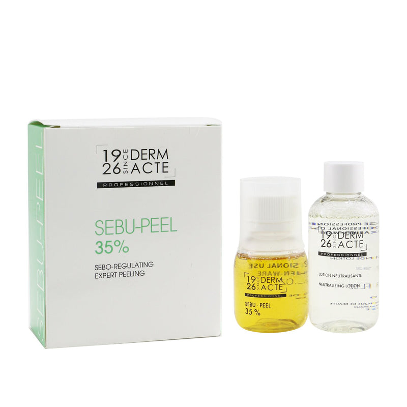 Academie Sebu-Peel 35% Kit : 1x Sebu-Peel 35% 50ml/1.7oz, 1x Neutralizing Lotion 75ml/2.5oz, 1x Measuring Cup (Salon Product)  3pcs