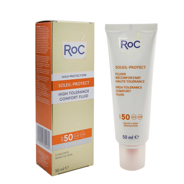 ROC Soleil-Protect High Tolerance Comfort Fluid SPF 50 UVA & UVB (Comforts Sensitive Skin)  50ml/1.69oz