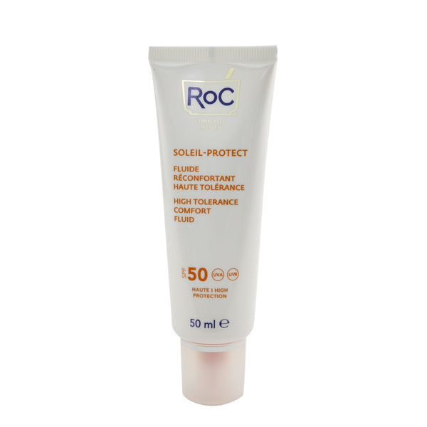 ROC Soleil-Protect High Tolerance Comfort Fluid SPF 50 UVA & UVB (Comforts Sensitive Skin)  50ml/1.69oz