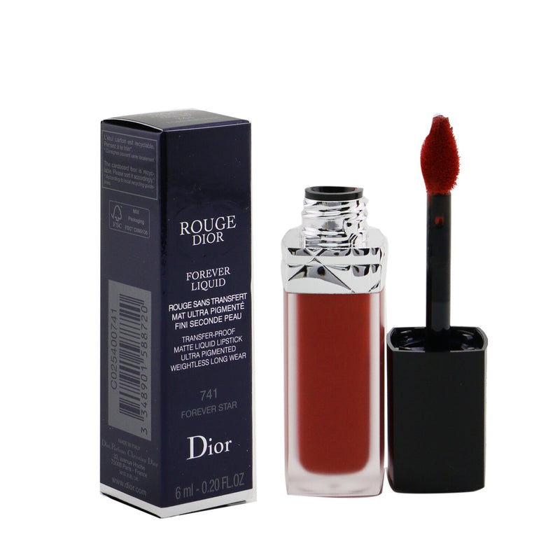 Christian Dior Rouge Dior Forever Matte Liquid Lipstick - # 741 Forever Star  6ml/0.2oz
