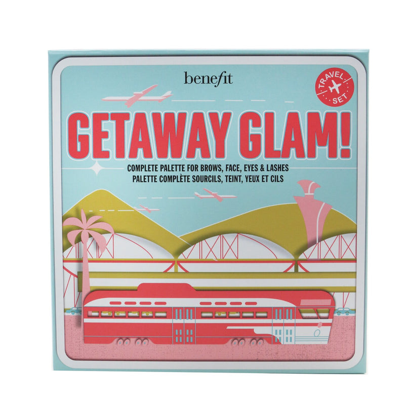Benefit Getaway Glam Complete Palette (Primer + Bronzer + Brow Gel +Highlighter + Mascara + Eyeshadow + 2x Applicator)