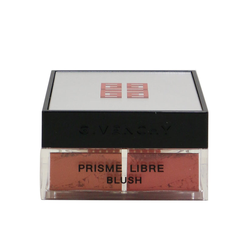Givenchy Prisme Libre Blush 4 Color Loose Powder Blush - # 3 Voile Corail (Coral Orange)  4x1.5g/0.0525oz
