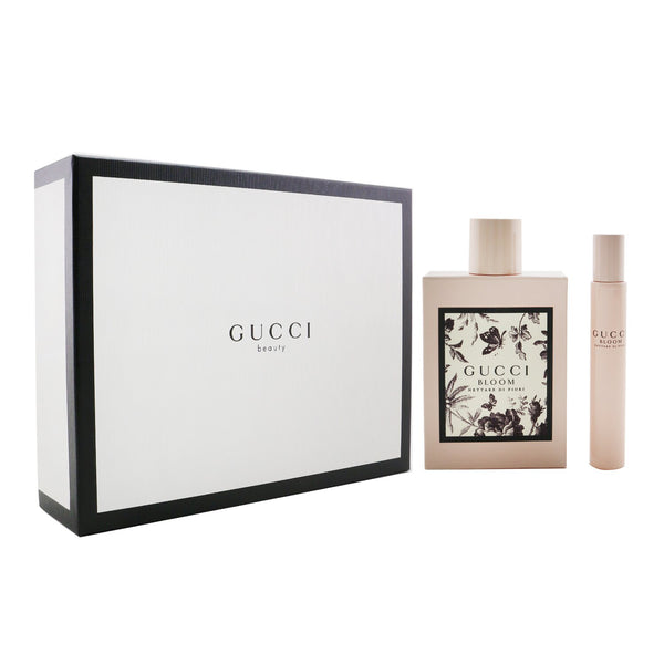 Gucci Bloom Nettare Di Fiori Coffret: Eau De Parfum Intense Spray 100ml/3.3oz + Eau de Parfum Intense Rollerball 7.4ml/0.25oz 
