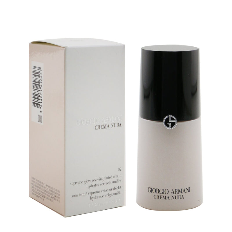 Giorgio Armani Crema Nuda Supreme Glow Reviving Tinted Cream - # 02 Light Glow 