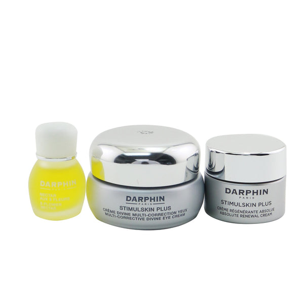 Darphin Stimulskin Plus Botanical Rejuvenating Secrets Set: Eye Cream 15ml+ Cream 5ml+ 8-Flower Nectar 4ml  3pcs