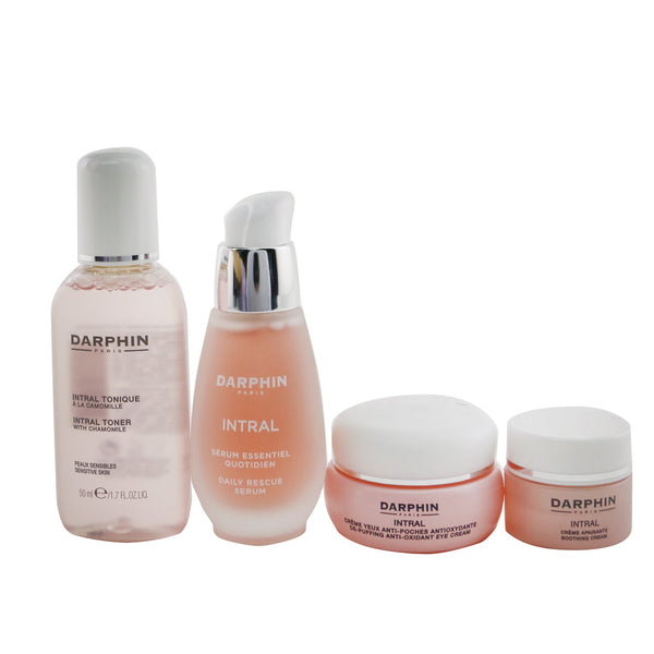 Darphin Intral Botanical Soothing Secrets Set: Serum 30ml+ Eye Cream 15ml+ Cream 5ml+ Toner 50ml 