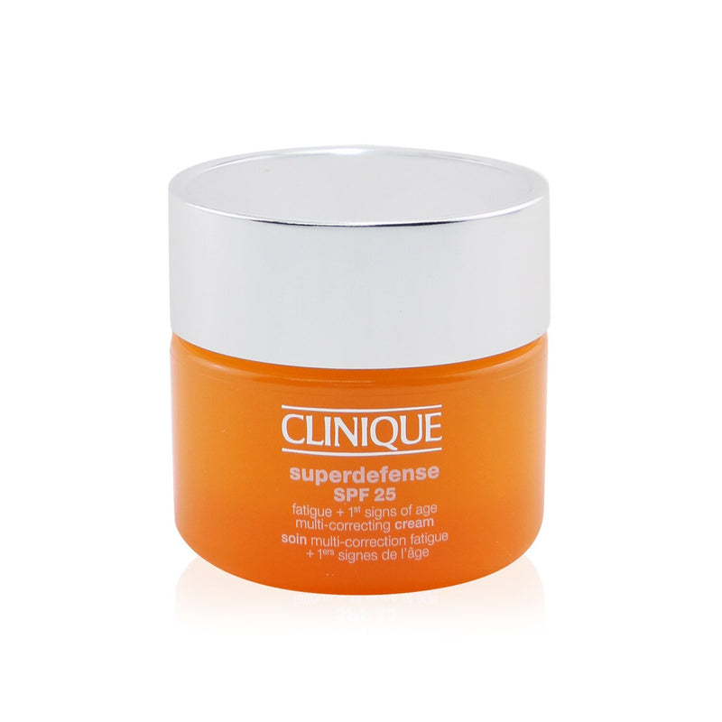 Clinique Superdefense SPF 25 Fatigue + 1st Signs Of Age Multi-Correcting Cream - Very Dry to Dry Combination  30ml/1oz
