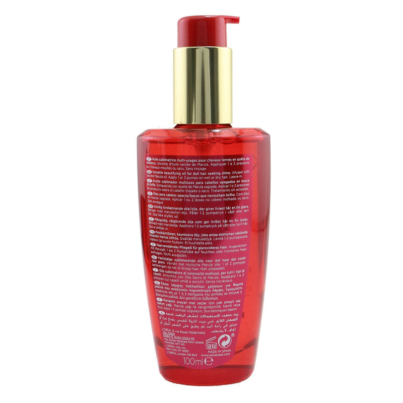 Kerastase Elixir Ultime L'Huile Originale  Versatile Beautifying Oil (Red Edition)  100ml/3.4oz