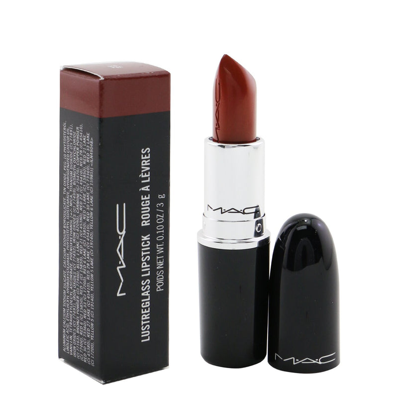 MAC Lustreglass Lipstick - # 549 PDA (Bricky Red)  3g/0.1oz