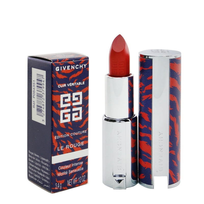 Givenchy Le Rouge Intense Color Sensuously Mat Lipstick - # 304 Mandarine Bolero (Limited Edition)  3.4g/0.12oz